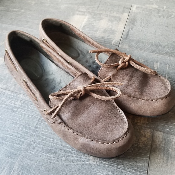 Eddie Bauer Shoes Womens Leather Loafers Size 85 Poshmark